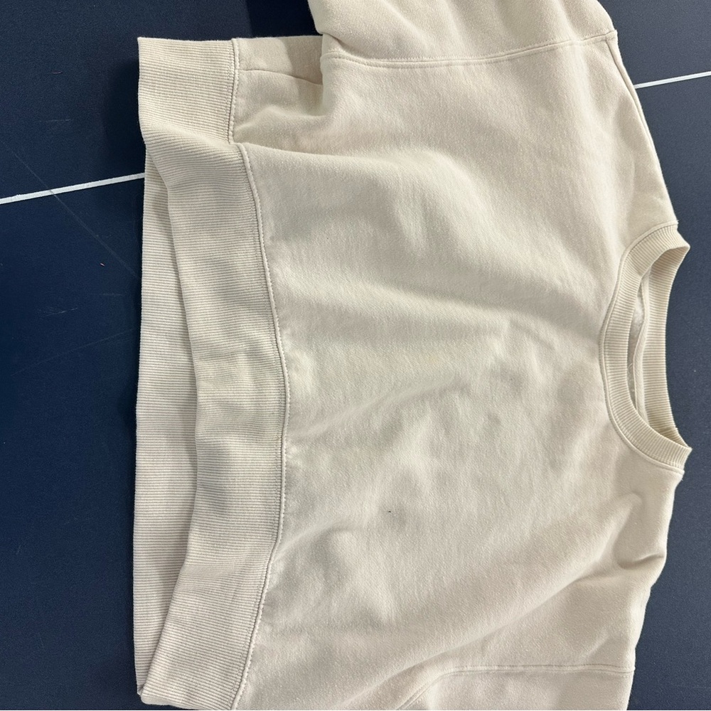 Cotton on Cream Cropped Sweatshirt
